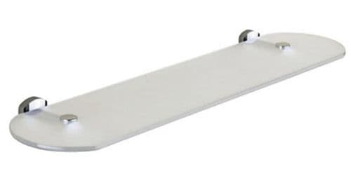 Gedy Edera Semi-Frosted Glass Shelf Chrome EP19/55-13