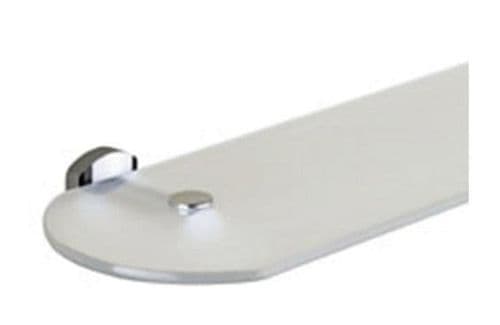 Gedy Edera Semi-Frosted Glass Shelf Chrome EP19/55-13