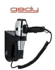 Gedy Grecale Hair Dryer With Shaver Socket Black/Chrome 5054-43