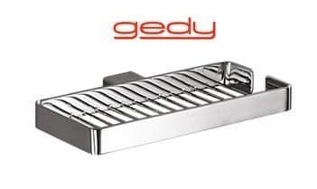 Gedy Lounge Double Soap Basket Chrome 5418-13