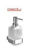 Gedy Lounge Frosted Glass Soap Dispenser Chrome 5481-13