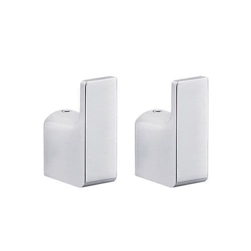 Gedy Pirenei Robe Hook x2 Chrome PI27-13