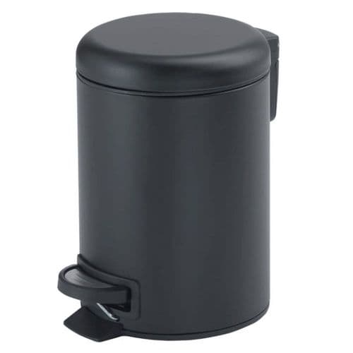 Gedy Potty Pedal Bin 5 Litre Black 3309-14