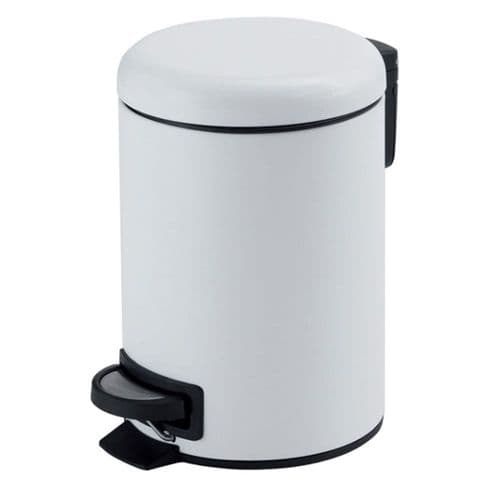 Gedy Potty Pedal Bin 5 Litre White 3309-02