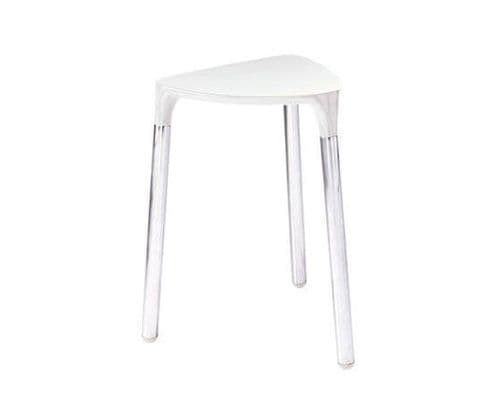 Gedy Yannis Stool White/Chrome 2172-02