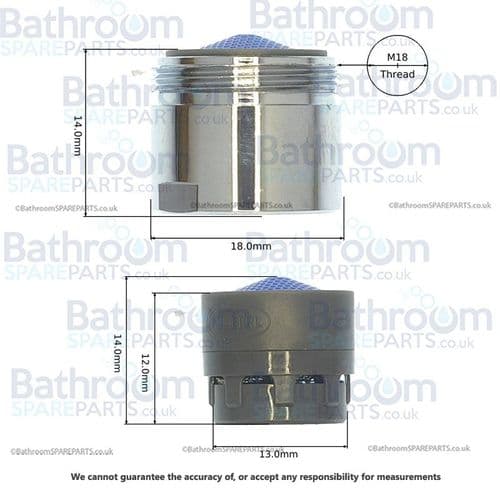 Gessi Quadro/HT Replacement Tap Aerator SP00437#031