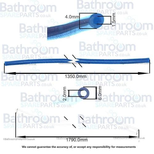 Grohe 1.5m Pneumatic Air Hose 43505000