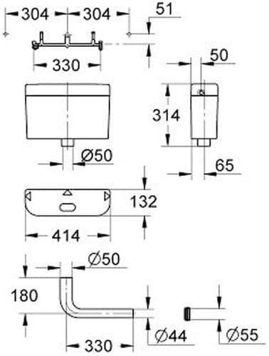 Grohe Adagio 6L Cistern 37762SH0