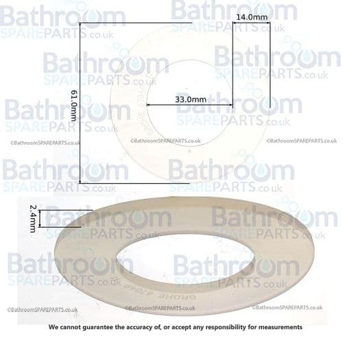 Grohe AV1 valve seal 42310000