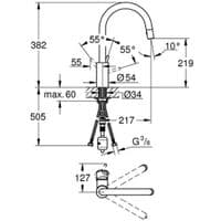 Grohe Concetto Single-lever Kitchen Sink 31483001 Spare Parts