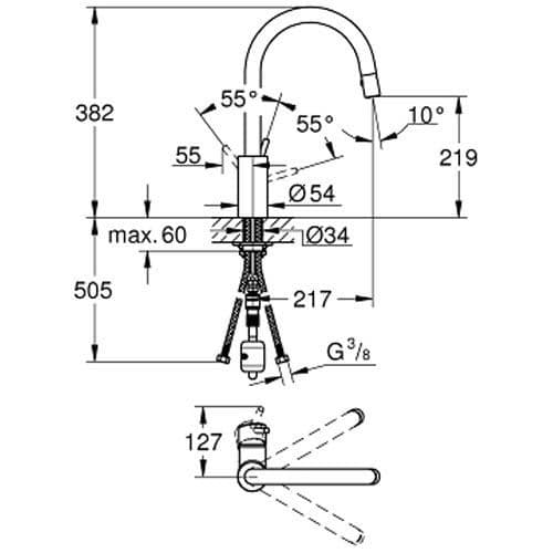 Grohe Concetto Single-lever Kitchen Sink 31483DC1