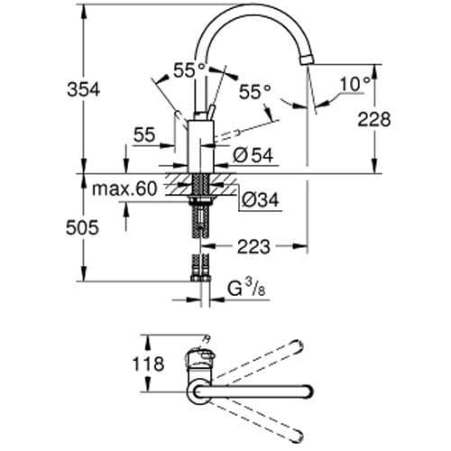 Grohe Concetto Single-lever Kitchen Sink  32661001