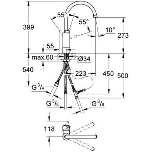 Grohe Concetto Single-lever Kitchen Sink 32666001