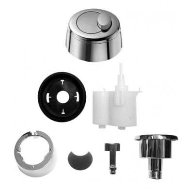 Grohe Eau2 Old Style Dual Flush Pneumatic Toilet Push Button Full Pack 42357PI0