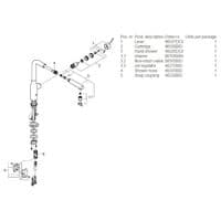 Grohe Essence Single-lever Kitchen Sink Mixer 30271DC0 Spare Parts