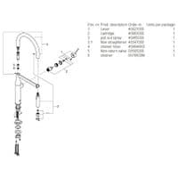Grohe Essence Single-lever Kitchen Sink Mixer 30294000 Spare Parts