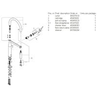 Grohe Essence Single-lever Kitchen Sink Mixer 30294DC0 Spare Parts