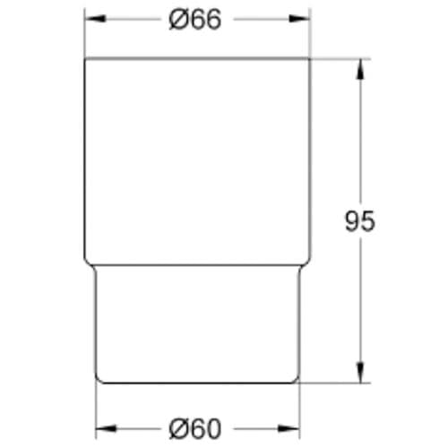 Grohe Essentials Crystal Glass Chrome 40372001