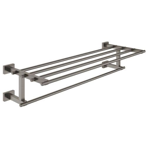 Grohe Essentials Cube Multi Towel Rack 60cm Brushed Hard Graphite 40512AL1