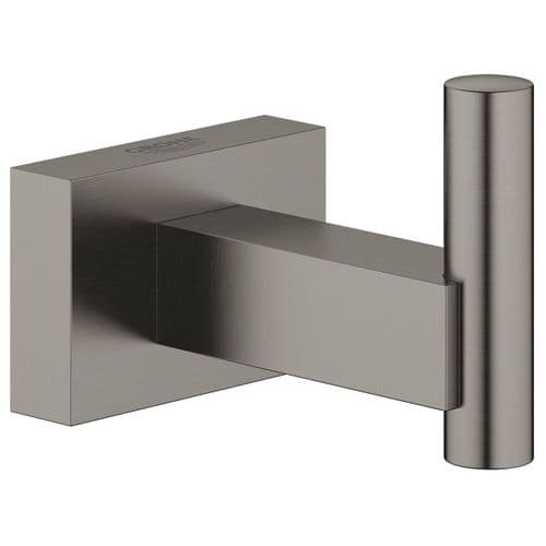 Grohe Essentials Cube Robe Hook Brushed Hard Graphite 40511AL1