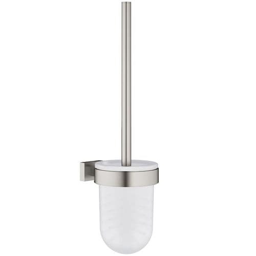 Grohe Essentials Cube Toilet Brush Set Supersteel 40513DC1