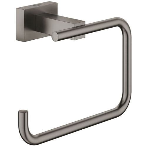 Grohe Essentials Cube Toilet Roll Holder Brushed Hard Graphite 40507AL1