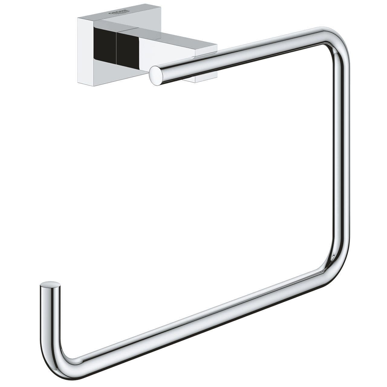 Grohe Essentials Cube Towel Ring Chrome 40510001