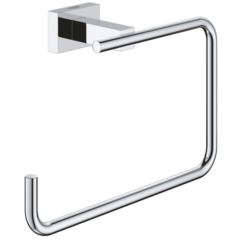 Grohe Essentials Cube Towel Ring Chrome 40510001