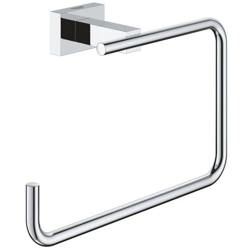 Grohe Essentials Cube Towel Ring Chrome 40510001