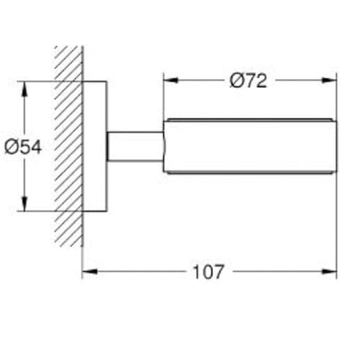 Grohe Essentials Glass Soap Dish Holder Brushed Warm Sunset 40369DL1