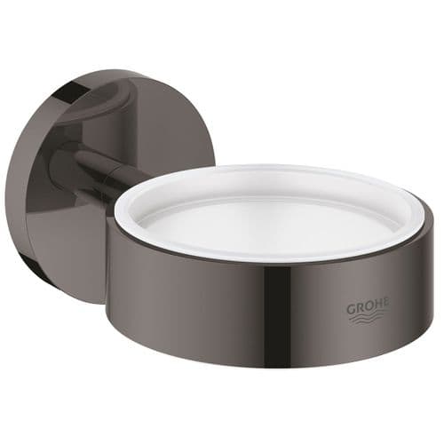 Grohe Essentials Glass Soap Dish Holder Hard Graphite 40369A01