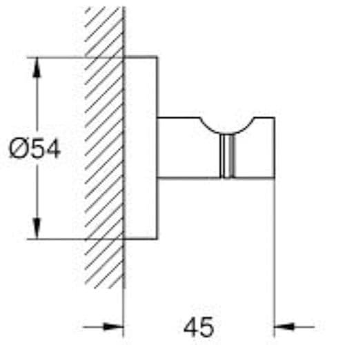 Grohe Essentials Robe Hook Brushed Cool Sunrise 40364GN1