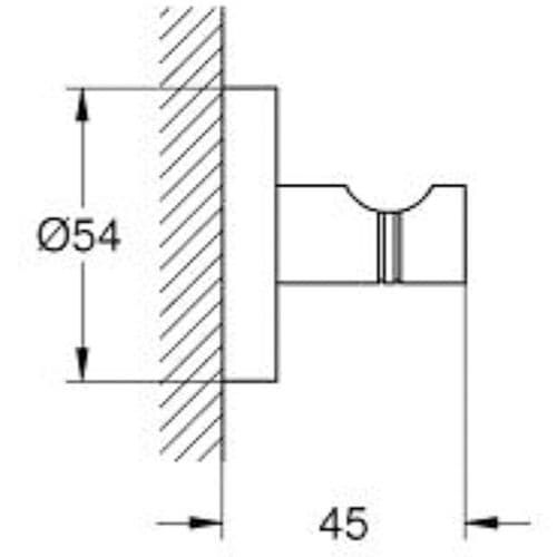 Grohe Essentials Robe Hook Brushed Nickel 40364EN1