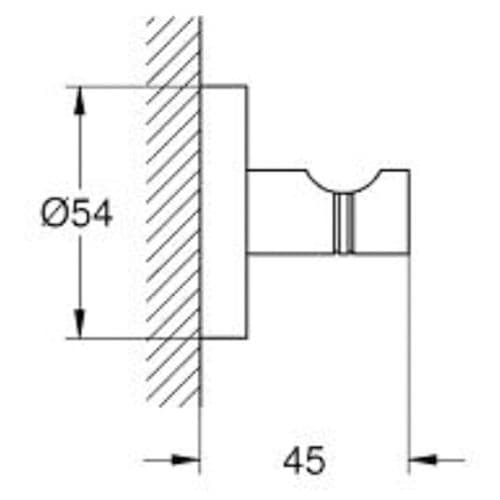 Grohe Essentials Robe Hook Brushed Warm Sunset 40364DL1