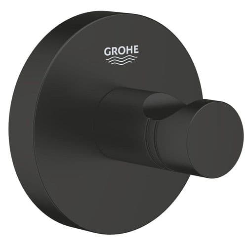 Grohe Essentials Robe Hook Matte Black 1024602430