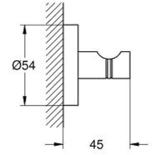 Grohe Essentials Robe Hook Supersteel 40364DC1