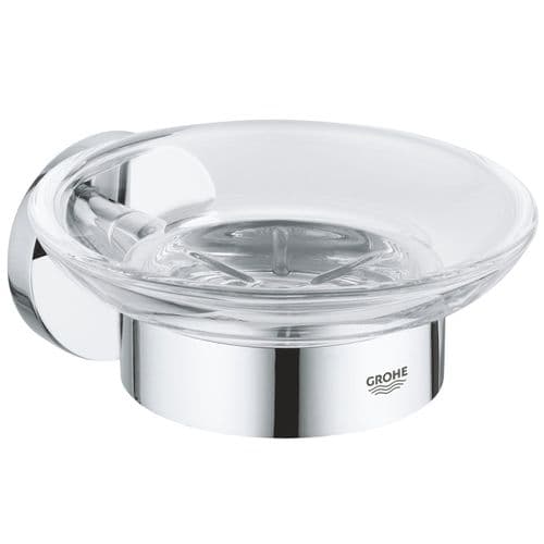 Grohe Essentials Soap Dish with Holder Chrome 40444001