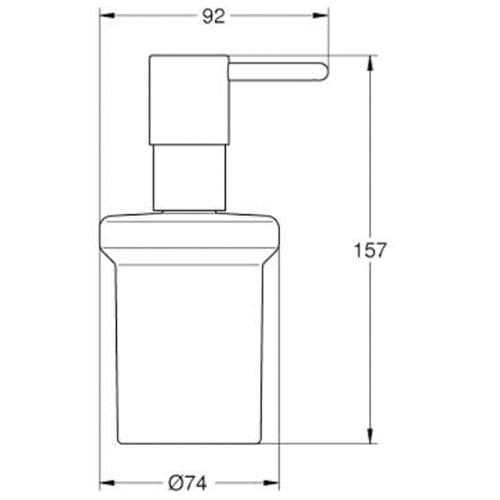 Grohe Essentials Soap Dispenser Matte Black 1024702430