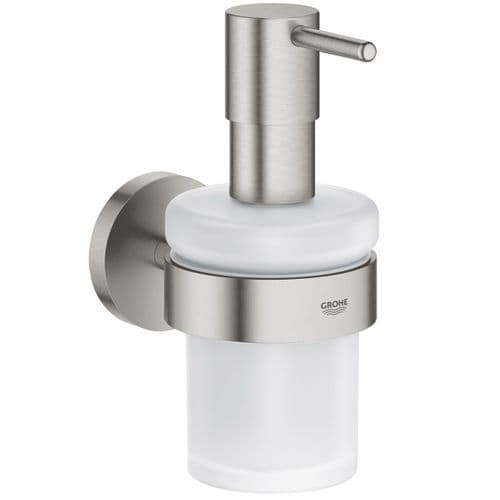 Grohe Essentials Soap Dispenser with Holder Supersteel 40448DC1