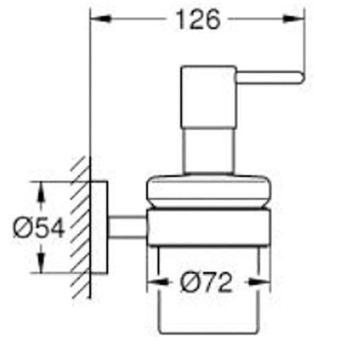 Grohe Essentials Soap Dispenser with Holder Supersteel 40448DC1