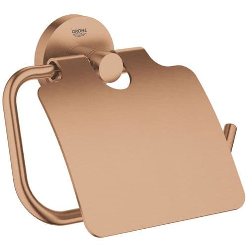 Grohe Essentials Toilet Roll Holder Brushed Warm Sunset 40367DL1