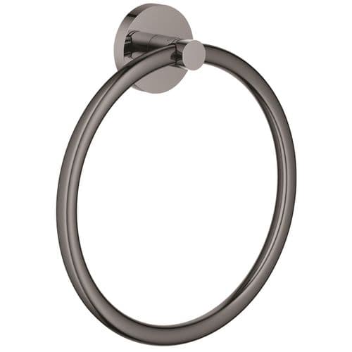 Grohe Essentials Towel Ring Hard Graphite 40365A01