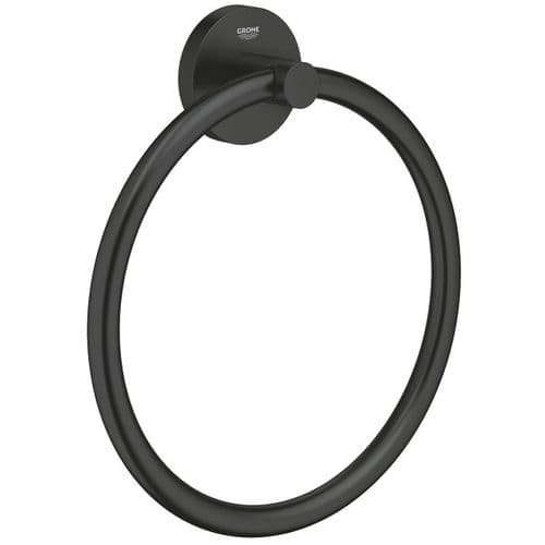 Grohe Essentials Towel Ring Matte Black 1024612430