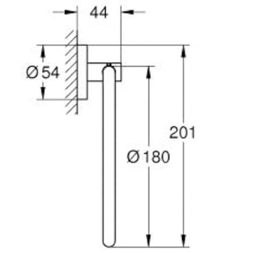 Grohe Essentials Towel Ring Warm Sunset 40365DA1