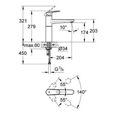 Grohe Europlus Single-lever Kitchen Sink Mixer 33930002 Spare Parts