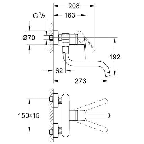 Grohe Eurostyle Cosmopolitan Single-lever Kitchen Sink Mixer 33982002 Spare Parts