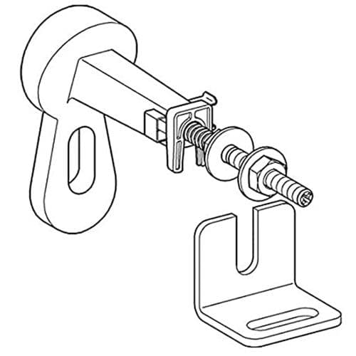 Grohe Fixing brakets for Rapid SL frame 38733000