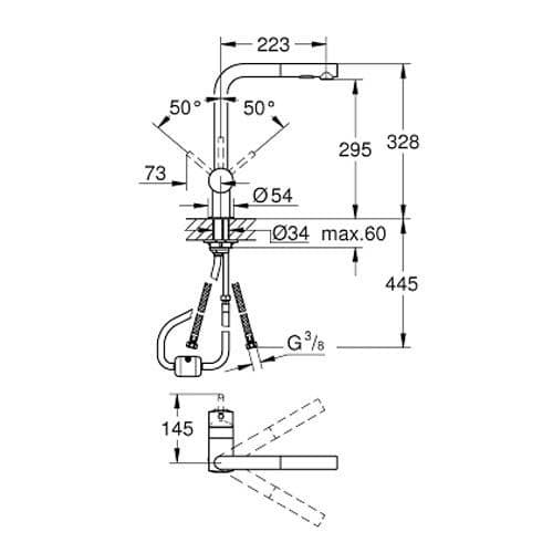 Grohe Minta Single-lever Kitchen Sink Mixer 30274DC0 Spare Parts