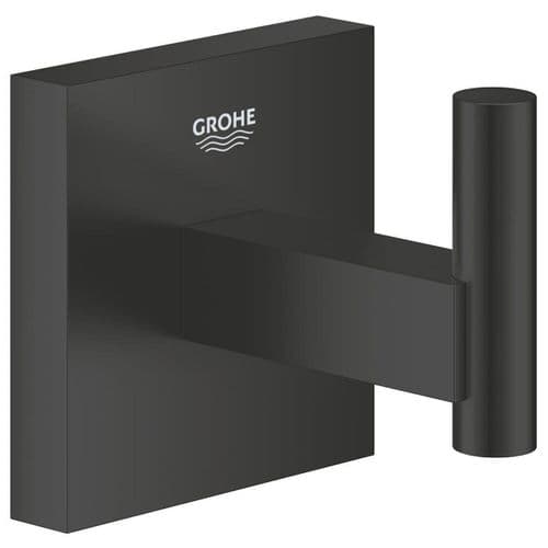 Grohe Quickfix Start Cube Robe Hook Matte Black 409612430