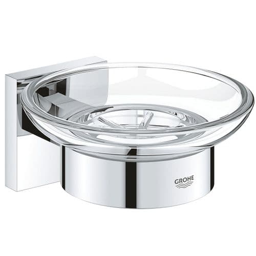 Grohe Quickfix Start Cube Soap Dish with Holder Chrome 41096000